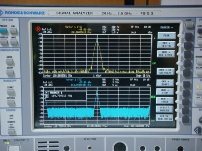 Rohde und Schwarz FSIQ3 K10/K11/B4/B5/B8 20Hz-3,5GHz Spektrumanalysator mit T...