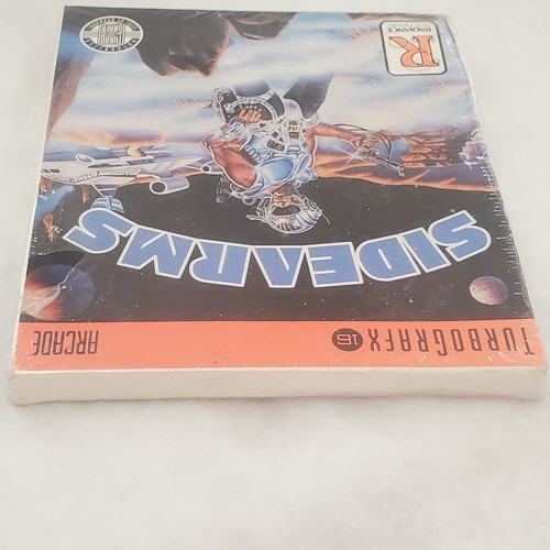 Side Arms TurboGrafx-16 1990 New Sealed Crushed Box Torn Shrink TG16 Sidearms - Picture 4 of 8