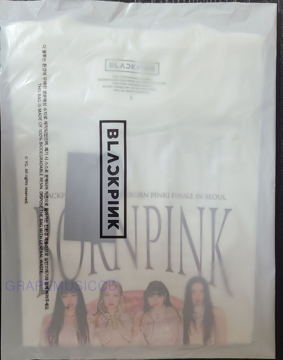 BLACKPINK BORNPINK TOUR-Tシャツ　Lサイズ BlackPink Born Pink Tour 2022 Official Shirt Men Small KPOP