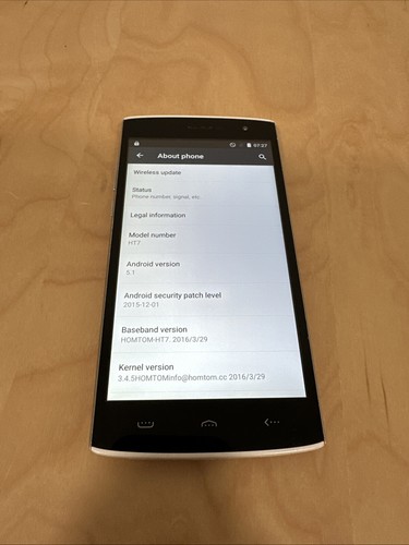 Homtom HT7 Unlocked White - Picture 2 of 5