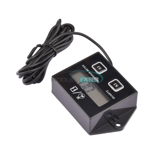 Digital RPM Tach Hour Meter Tachometer Gauge For Motorcycle Dirt Bike 2/4 Stroke - Picture 4 of 12