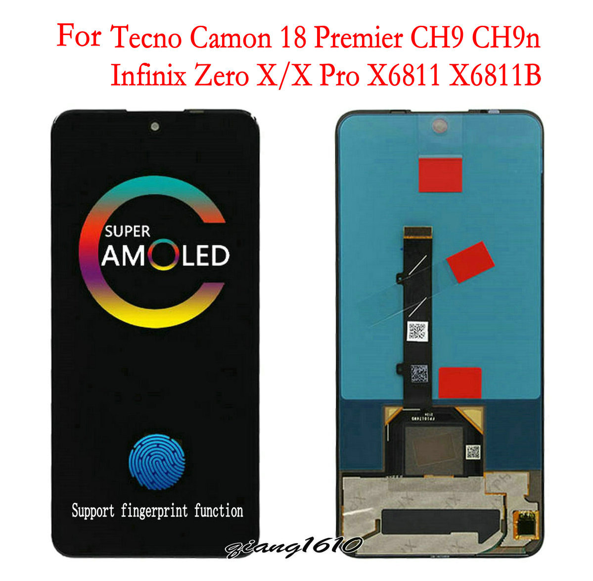 コンプレックス　プロモ u LCD Display Touch Screen Assembly For Tecno CH9 / Infinix Zero X