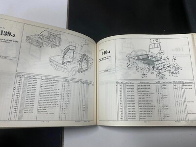 NISSAN Datsun 620 Series Pickup PartList Catalog Original Genuine