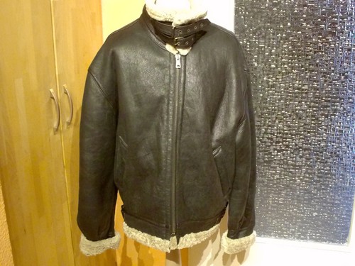 Lammfell G 8 B3 Bomberjacke Lederjacke Fliegerjacke Pilotenjacke USA F Jacket 56 - Bild 3 von 15