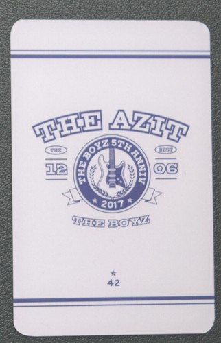 THEY BOYZ The Azit 5th Anniversary Special Edition Member Photocards Limited PVC - Picture 13 of 32