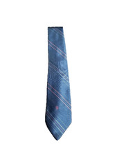 Christian Dior men's tie made in USA fabric woven in Italy 95% polyester 5% silk