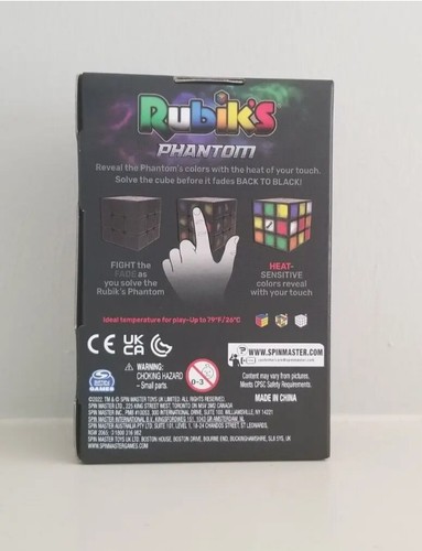 Rubiks Cube Phantom 3x3 Advanced Tech Heat Sensitive Reveals Colors w/ Touch - 第 3/3 張圖片