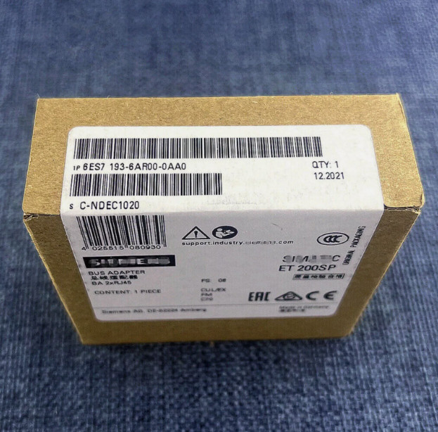 6ES7193-6AR00-0AA0 SIEMENS ET-200SP Bus Adapter Unit 6ES7193-6AR00-0AA0