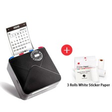 M02S Portable Mini Pocket Printer Wireless Bluetooth Thermal Photo Printer LOT