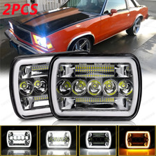 Dot Pair 5x7 7x6 Led Headlights Wd For Chevy Malibu 78-1981 For Corvette Dot Pair 5x7 7x6 Led Headlights Wd For Chevy Malibu 78-1981 For Corvette