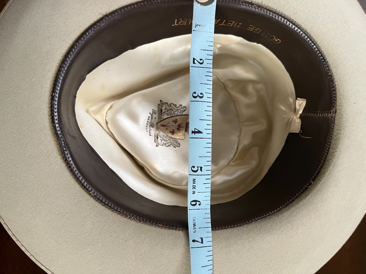 RESISTOL Open road Silver Belly hat 6X cowboy 50s Sz 6 7/8 RESISTOL Open road Silver Belly hat 6X cowboy 50s Sz 6 7/8