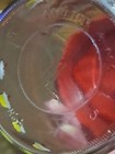 Vintage CARLTON Clear Glass PENGUIN /CUPCAKE Red Lid Jar Canister Storage — photo 10