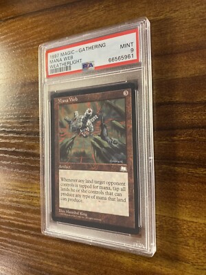 MTG ✨MANA WEB ✨Weatherlight PSA 9 MINT RARE Artifact 1997