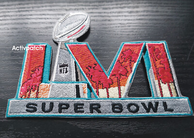 NFL 2022 Superbowl LVI 56th 56 Logo Patch Emblem Jersey sew on embroidery