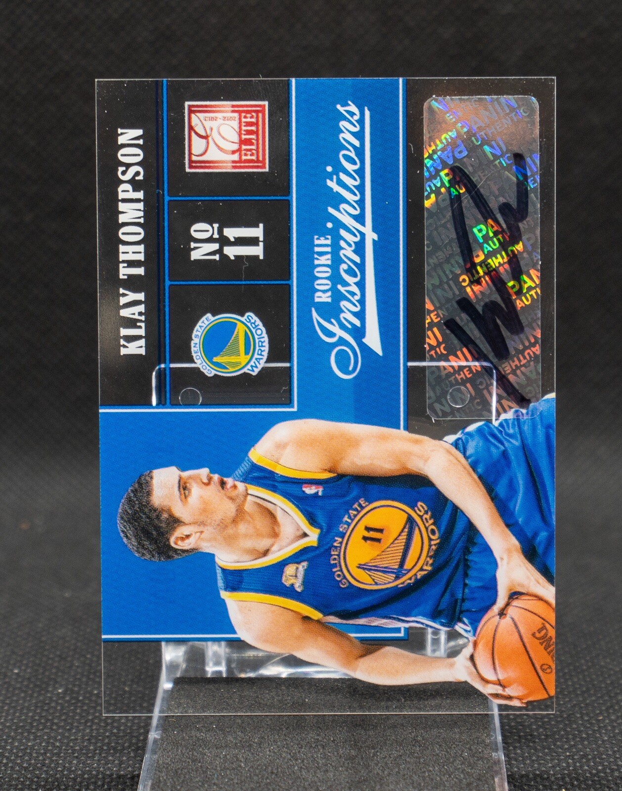 2012 Panini Klay Thompson Elite Inscriptions RC Rookie Auto CLEAN 🔥🔥💎💎