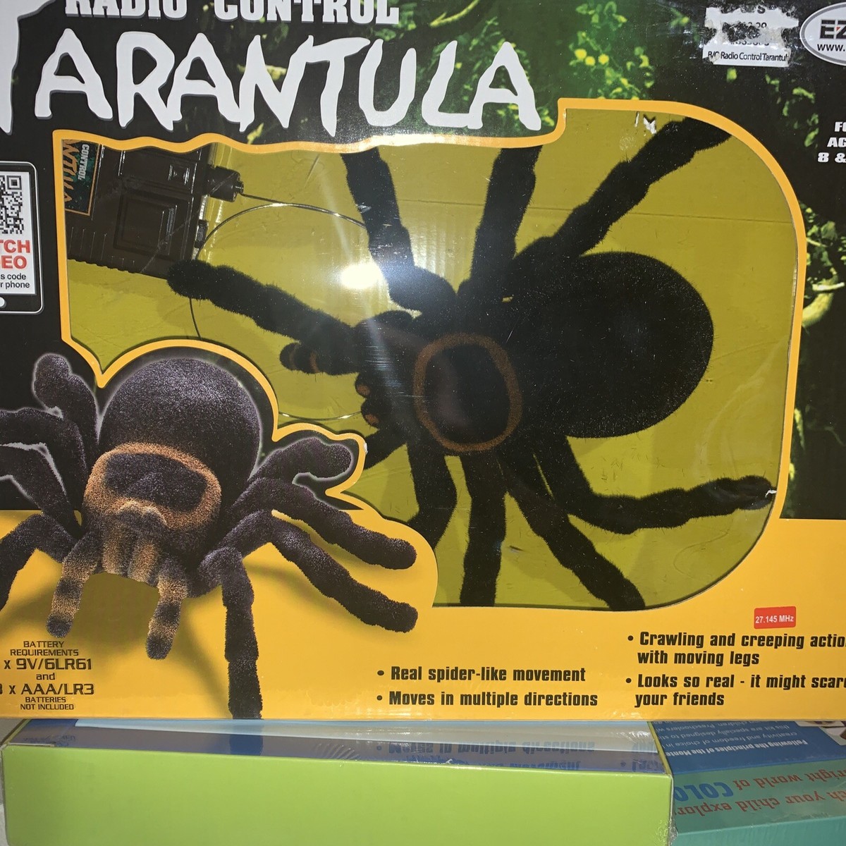 Radio Remote Control Tarantula Spider Scary Prank Realistic Creepy Hairy  Toy New - Main Image