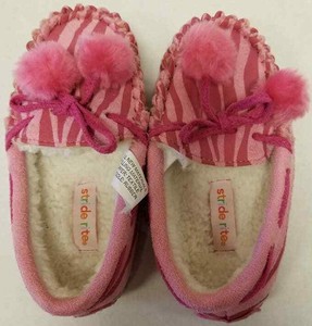 Stride Rite Girls Moccasin Slippers