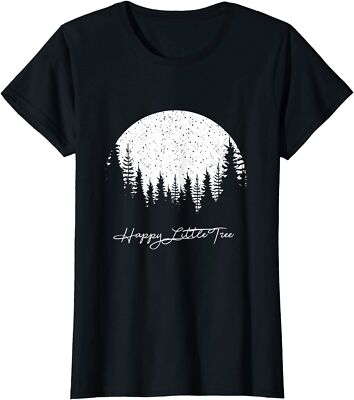 International Day Of Forests Happy Little Tree Gift Ladies' Crewneck T-Shirt