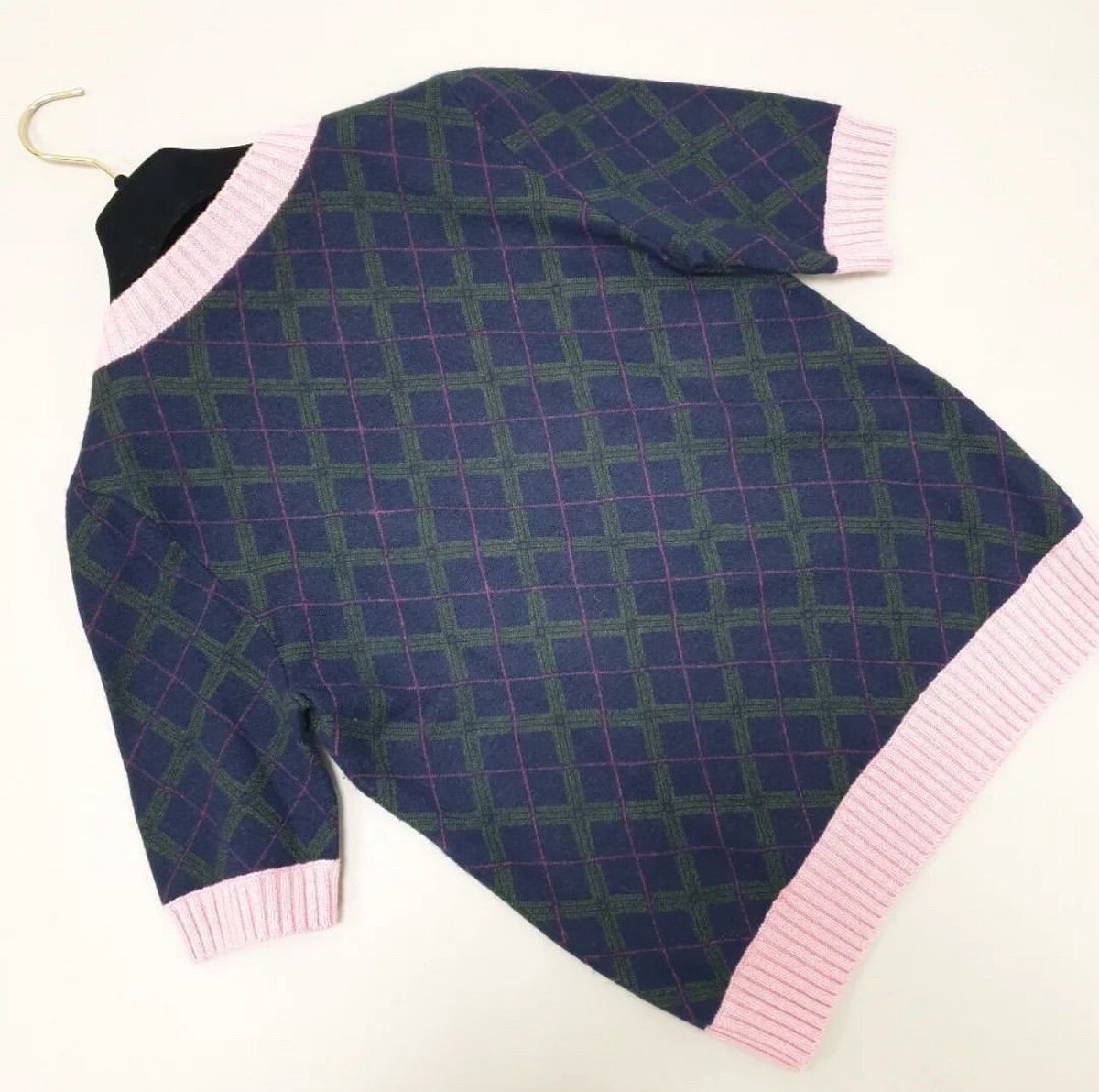 トップス CHANEL Chanel Navy Blue Top Shoulder Gold Buttons Sz.38 | eBay