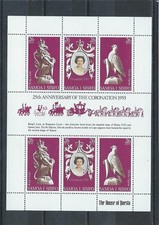 Samoa stamps. 1978 Anniversary of Coronation sheet MNH (D391)