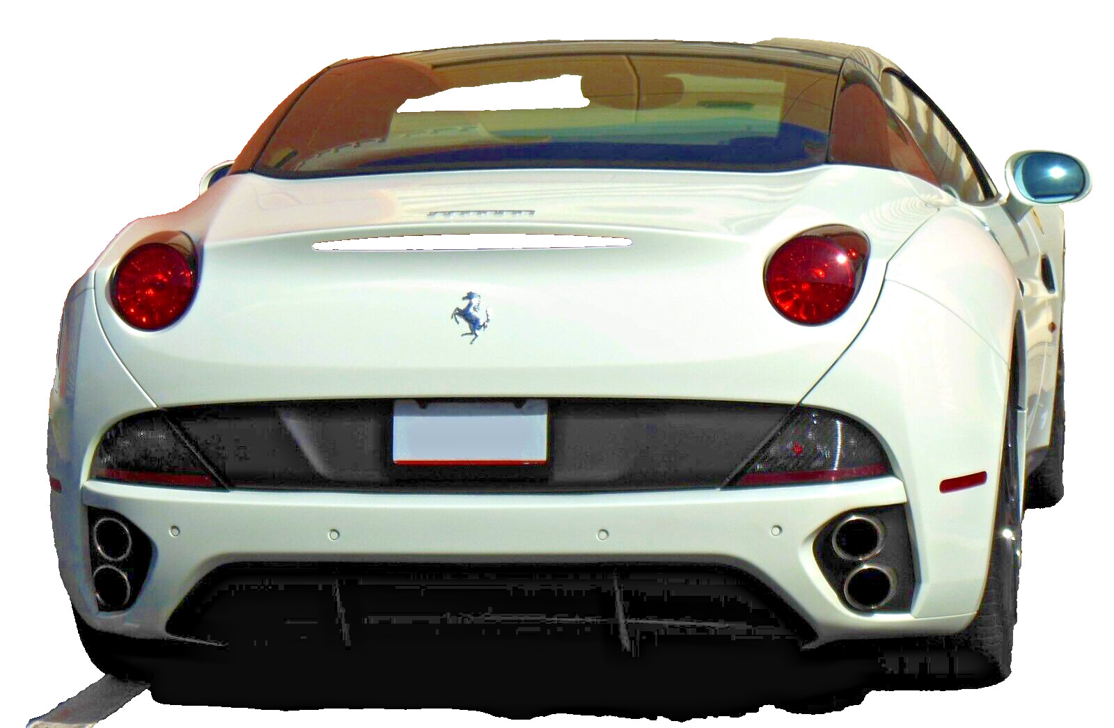 2008-13 Ferrari California Tesoro Flush Mount Trunk Lip Spoiler CF Made in USA