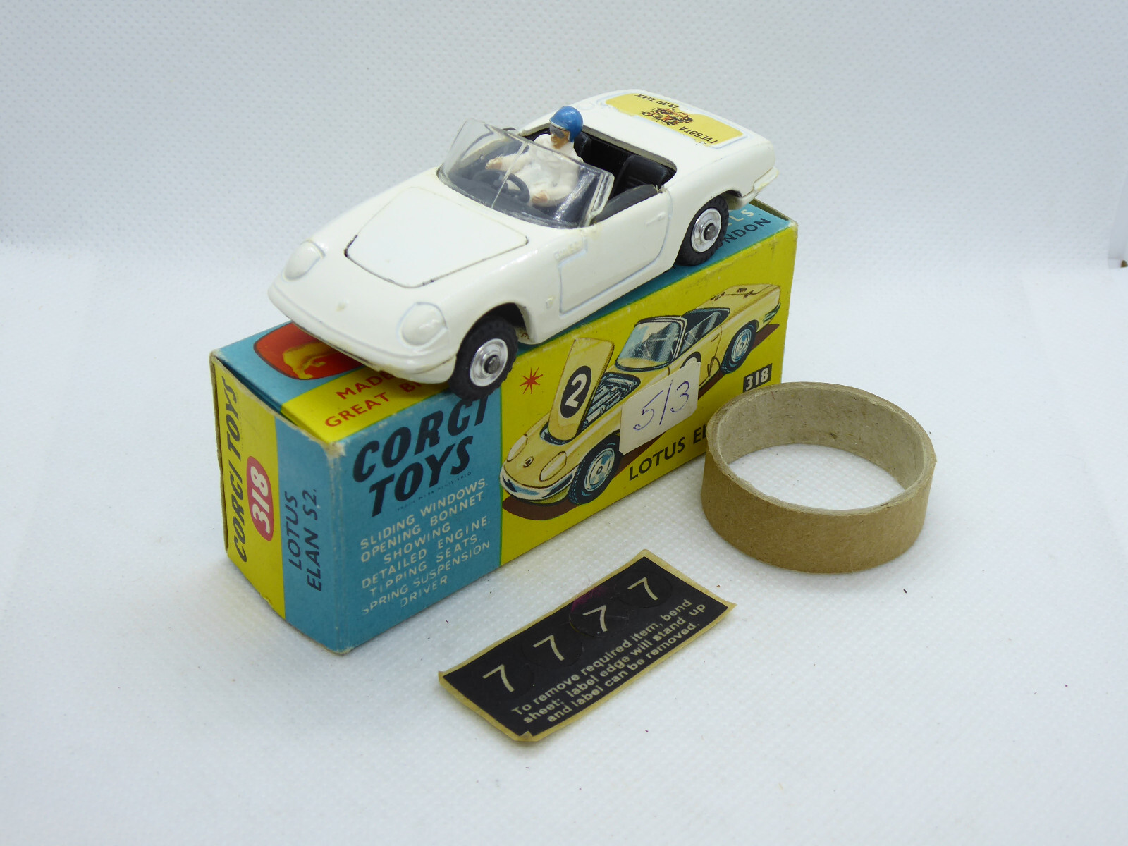 Corgi 318, Lotus Elan S2 - Free Price Guide & Review