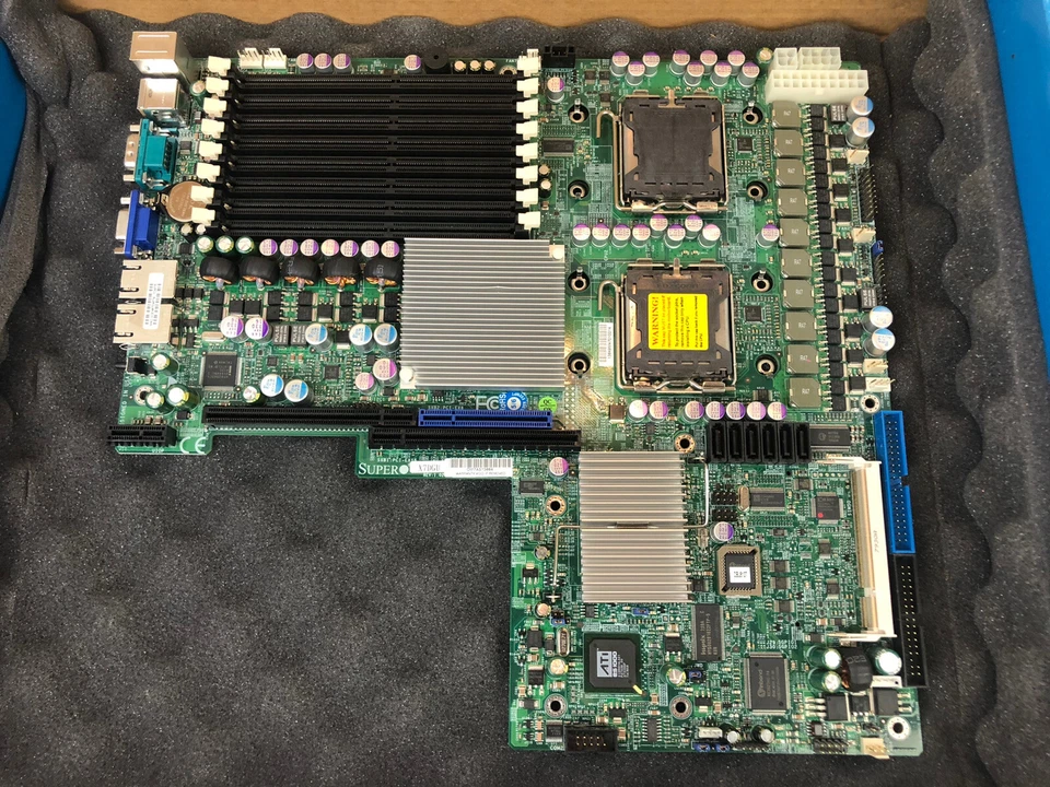 SuperMicro UP motherboard - Socket J - 5000X  Series LGA771 SATA MBD-X7DGU-B - Image 2 of 4