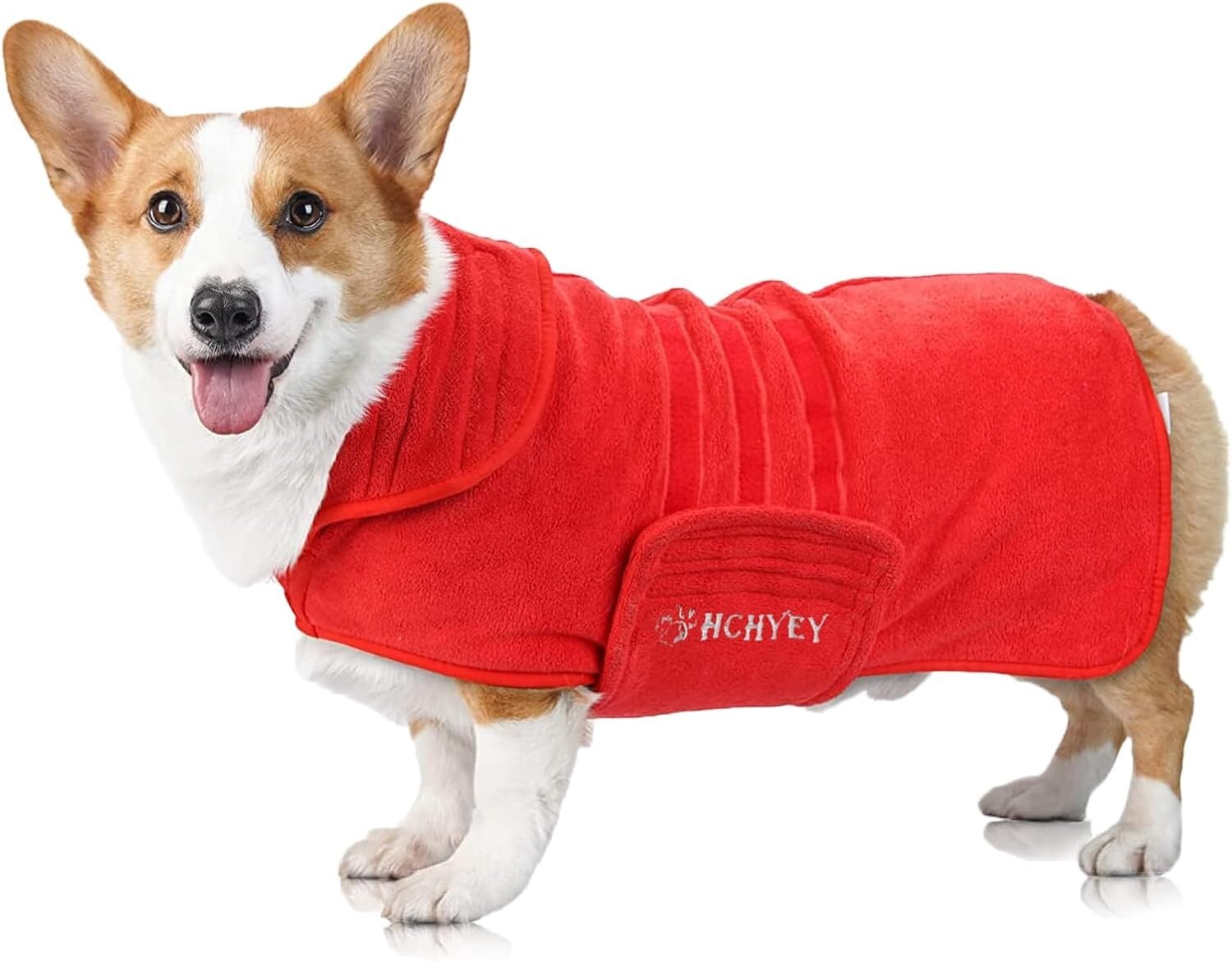 Dog Drying Coat Microfibre Medium Ultra Absorbent Bathrobe Pet Comfort Towel