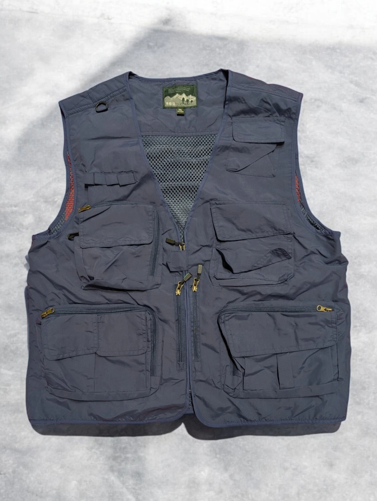 European and American Style Industrial Military Brigade 90s Fishing Vest L / XL