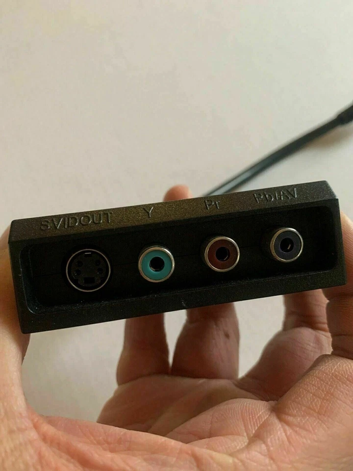 New Gigabyte 9 PIN S-Video Out Y Pr Pb/Av RCA Adapter + S-Video 4 pin female - Image 2 of 4
