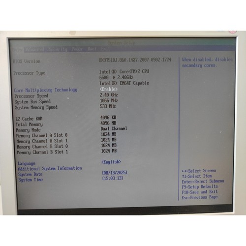 Set Intel D975XBX + Core 2 Quad Q6600 + Nvidia Quadro FX1500 + 4GB DDR2 533MHz + - Picture 9 of 9