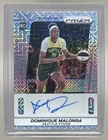Dominique Malonga 2025 Panini WNBA Prizm #TB-DM Mojo Throwback RC Auto 1/25