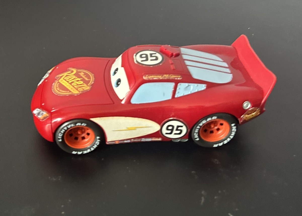 Rare - Disney Pixar Cars L5793 Gear Up 'n' Go Lightning McQueen