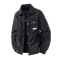 Mens Vintage Corduroy Texture Jacket Casual L...