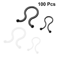  100pcs Household Data Line Clip Computer Desk Wire Storage Fixer Cable Winder