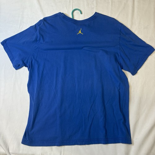 Camiseta Nike Air Jordan Flight Club Hombre XL Azul Cuello Redondo - Imagen 3 de 5