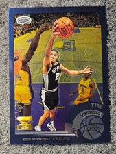 2002 Topps Chrome #78 Tim Duncan W/ Shaquille O'neal and Kobe Bryant Guarding