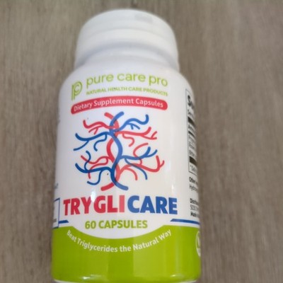 TRYGLICARE #1 All-Natural Triglyceride Lowering Heart Support Supplement 60ct