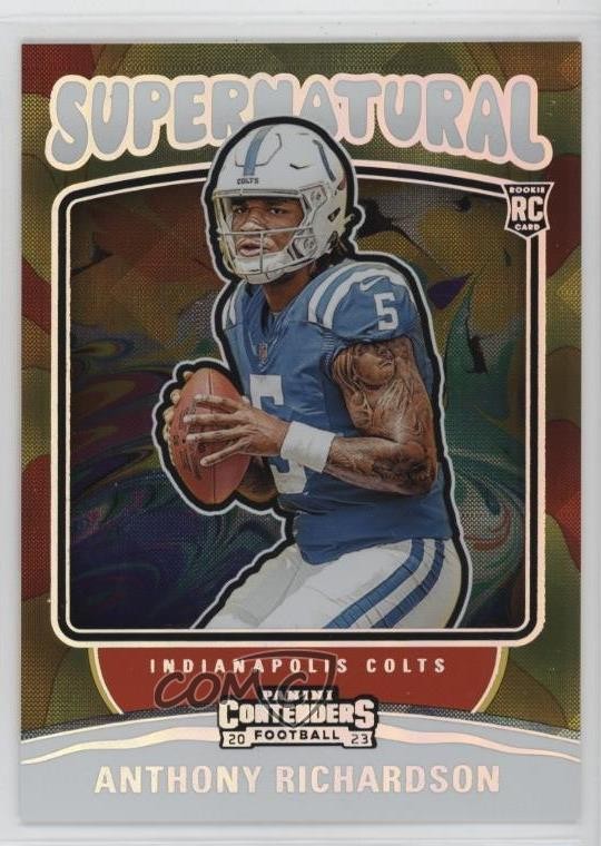 2023 Panini Contenders Supernatural Silver Anthony Richardson #1 19fe