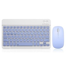 Bluetooth Keyboard and Mouse Combo Rechargeable Portable Wireless Keyboard Mouse