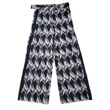 St. John Silk Wide Leg Pants Belted Size 6