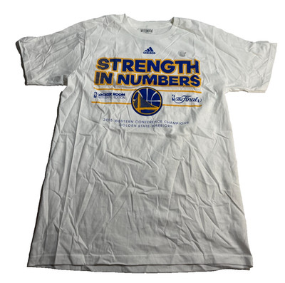 Adidas Golden State Warriors 2015 Western Conference Champions Size M NEW