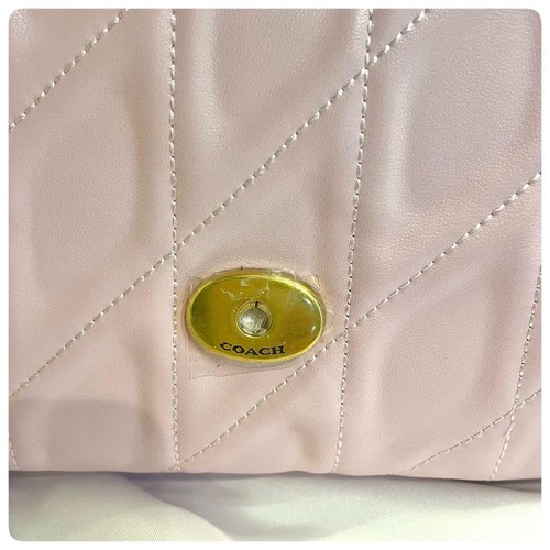 COACH Times Square Tabby 20 Shoulder Bag Quilted CW629 Pink Women Outlet NEW - Picture 9 of 12