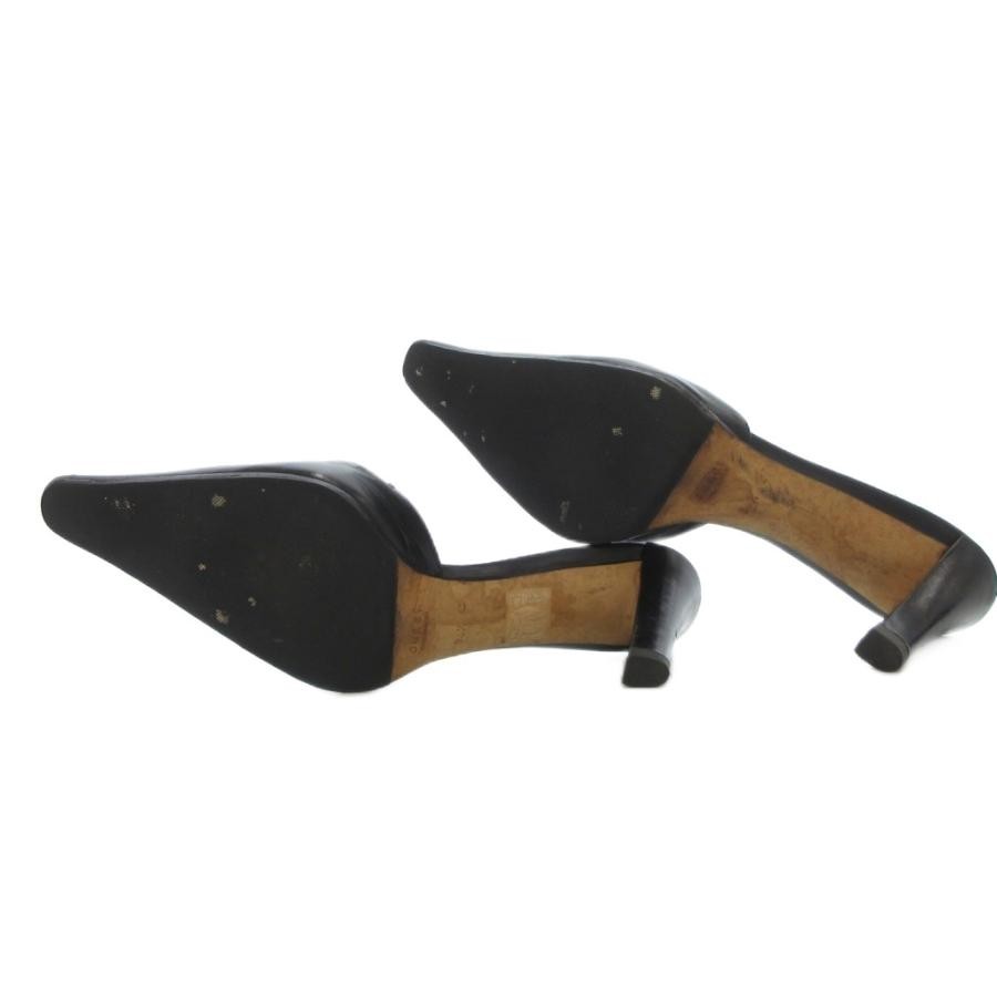 GUCCI Mules Sandals Frat Leather Black EU36.5/US6.5 116141c thumbnail 23