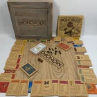 Hasbro Monopoly Wooden Puzzle Board Game Vintage Collector’s Edition Complete