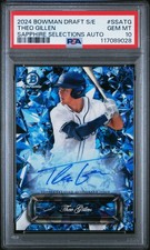 2024 BOWMAN DRAFT SAPPHIRE ED SAPPHIRE SELECTIONS AUTOS THEO GILLEN PSA 10