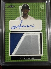 2023 LEAF PERFECT GAME Green AIDEN HARRIS PATCH AUTO RPA