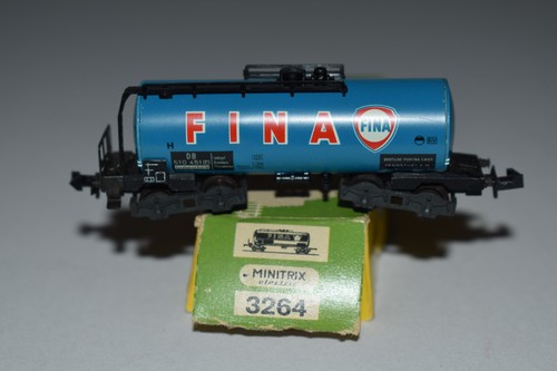 Coche cisterna Minitrix 3264 Fina Wagon escala N C56521 | Zustand: Used