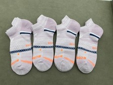 4 Pairs Bombas Women 7-9 All-Purpose Performance Pink Ankle Socks Size M
