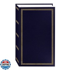 Pioneer Photo Albums STC-504 Navy Blue Photo Album, 504 Pockets 4"x6", 1 Coun